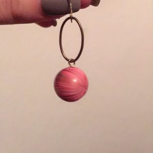 Earrings marble Beautiful